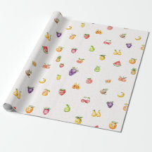 Fruit thema inpakpapier