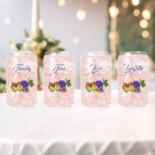  Fruit Theme Drinkware Set Blikvorm Glas