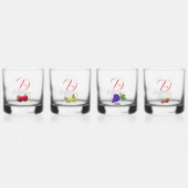 Fruit Theme Drinkware Set Whisky Glas (Achterkant)