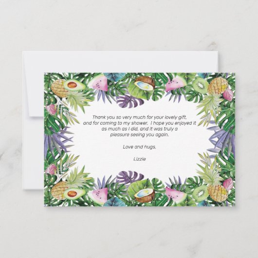 Fruit Tropical | Douche de Verdure Merci (Dos)