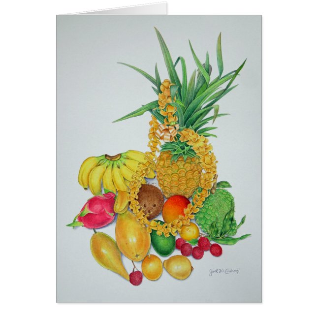 Fruit tropical et Lei (Devant)