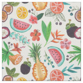 Fruit tropical été | Tissu (Fermer)