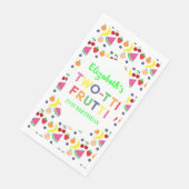 Fruit Two-tti Frutti 2de verjaardag servetten (Hoek)