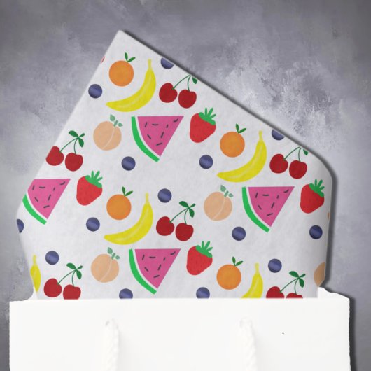 Fruit Two-tti Frutti 2e verjaardag Tissuepapier