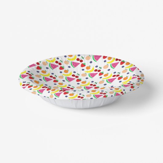 Fruit Two-tti Frutti 2nd Birthday Papieren Kommen (Gebogen)