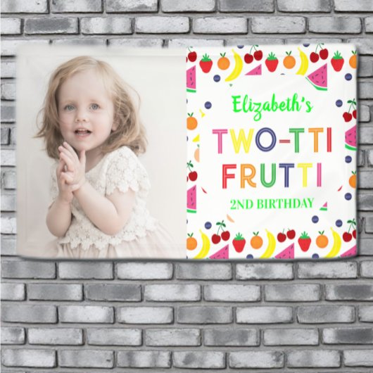 Fruit Two-tti Frutti 2nd Birthday Spandoek