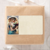 Fruit van Alfons Mucha 1897 Etiket (Insitu)