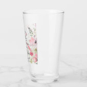 Fruit van de Spirit roze bloemig Glas (Links)