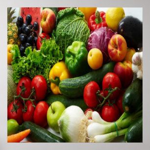 FRUIT & VEGETABLES POSTER