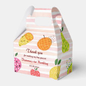 Fruit Verjaardagsfeestje Groot Fruit Bedankdoosjes (Voorkant Zijde)