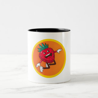 Fruit Vrienden Tweekleurige Koffiemok