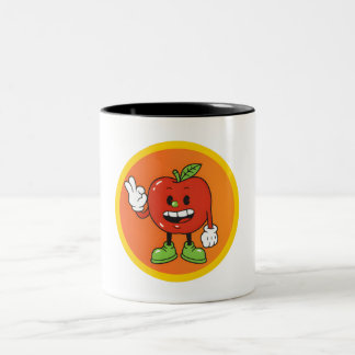 Fruit Vrienden Tweekleurige Koffiemok