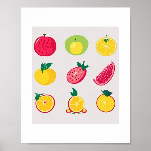 FRUIT WALL ART POSTER (Voorkant)