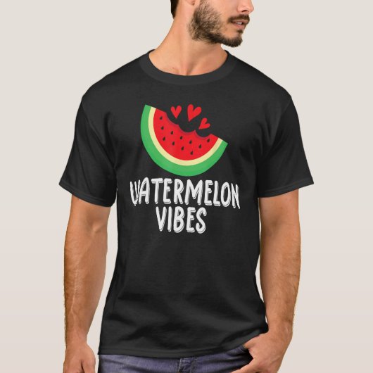 Fruit Watermelon Vibes Watermelon T-shirt (Voorkant)