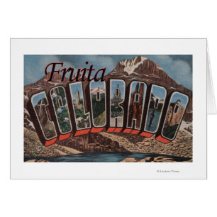 Fruita, le Colorado - grandes scènes de lettre