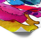 Fruital Doodle Do Abstract Art Poster (Hoek)