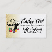 Fruitbanketbakker pet catering kookles visitekaartje (Voorkant)