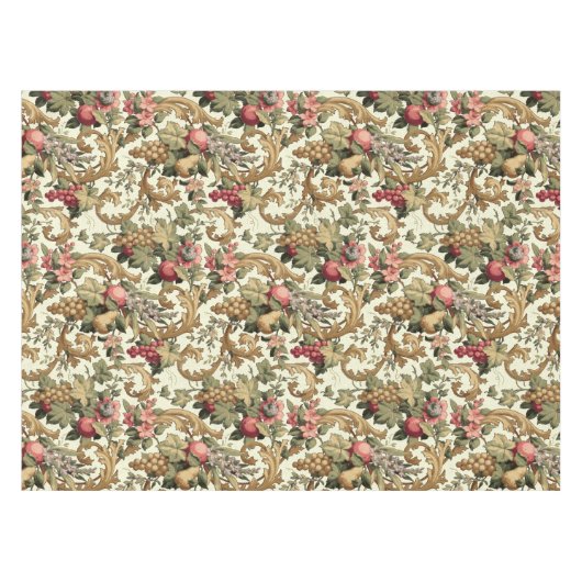 fruitbloemen en -druiven tafelkleed (Voorkant (Horizontaal))