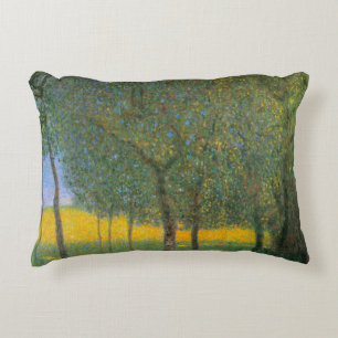 Fruitbomen door Gustav Klimt, Vintage Art Nouveau Accent Kussen