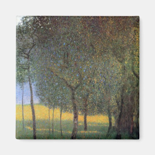 Fruitbomen, Gustav Klimt Magneet (Voorkant)