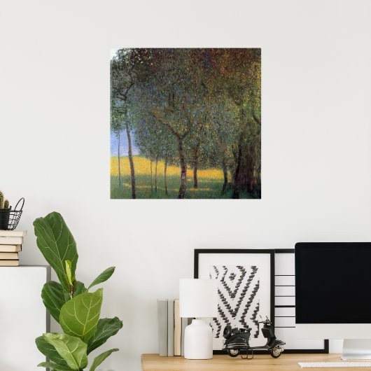 Fruitbomen, Gustav Klimt Poster (Thuiskantoor)