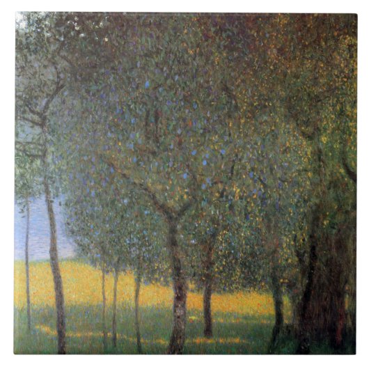 Fruitbomen, Gustav Klimt Tegeltje (Voorkant)