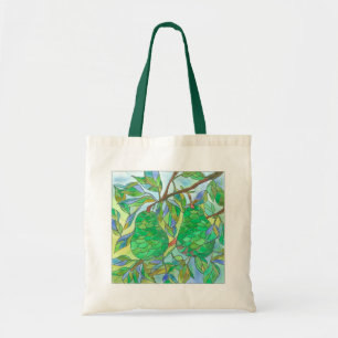 Fruitboom groene peren Waterverf Tote Bag