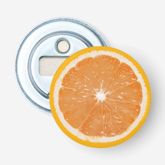 Fruitbriefje Flaconopener - Sinaasappel Button Flesopener
