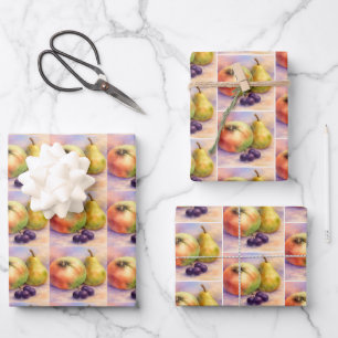 Fruitcadeauset fruitboom Appels & peren set Inpakpapier Vel
