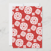 Fruitcake Cartoon Virtual Christmas Party Kaart (Achterkant)