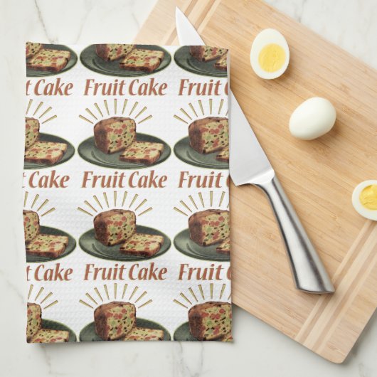 Fruitcake Fruit Cake Theedoek (Quarter Fold)