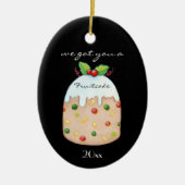 Fruitcake Funny Familienaam Keramisch Ornament (Voorkant)