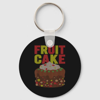 Fruitcake Funny Ugly Kerstmis Sleutelhanger