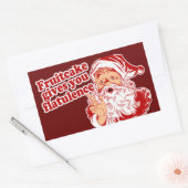 Fruitcake geeft je winderigheid rechthoekige sticker (Envelop)