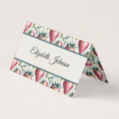 Fruité estivale de fraise rose joueuse Nom (Front)