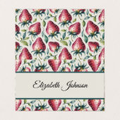 Fruité estivale de fraise rose joueuse Nom (Outside Unfolded)