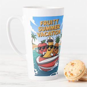 Fruité Été Vacances Latte Mug