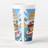 Fruité Été Vacances Latte Mug (Devant)