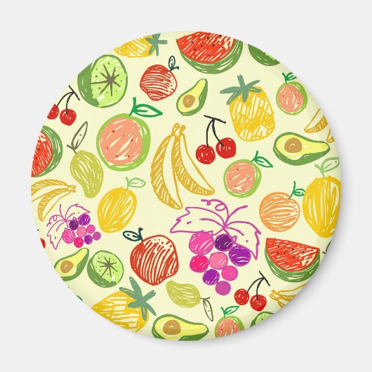 Fruiteitspatroon Magneet (Voorkant)