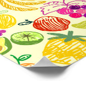 Fruiteitspatroon Poster (Hoek)