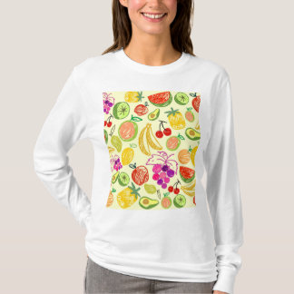 Fruiteitspatroon T-shirt