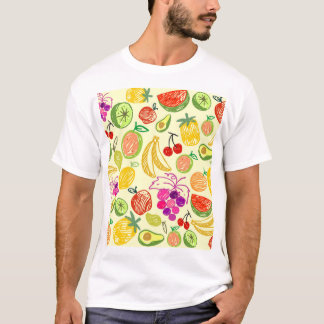 Fruiteitspatroon T-shirt