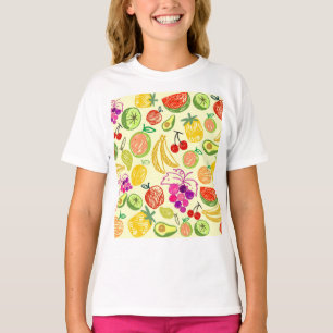 Fruiteitspatroon T-shirt