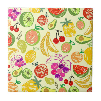 Fruiteitspatroon Tegeltje