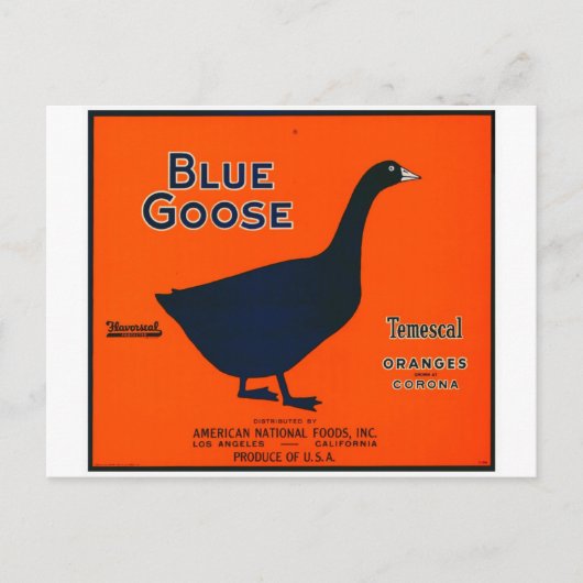 fruitetiket briefkaart (Voorkant)