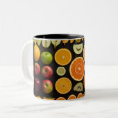 Fruitful Knolling Tweekleurige Koffiemok (Voorkant links)