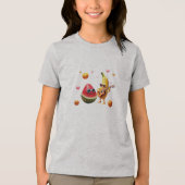 Fruitfully Fun Faces Mannen Basic T-shirt (Voorkant)