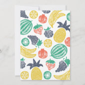 Fruiti à deux tti Invitation pour le deuxième anni (Dos)