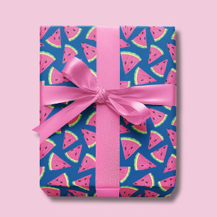 Fruitig Watermeloen Zomer Patroon Cadeaupapier