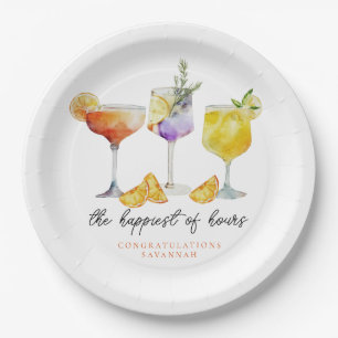 Fruitige Dranken Bruidsfeest Papieren Bordje